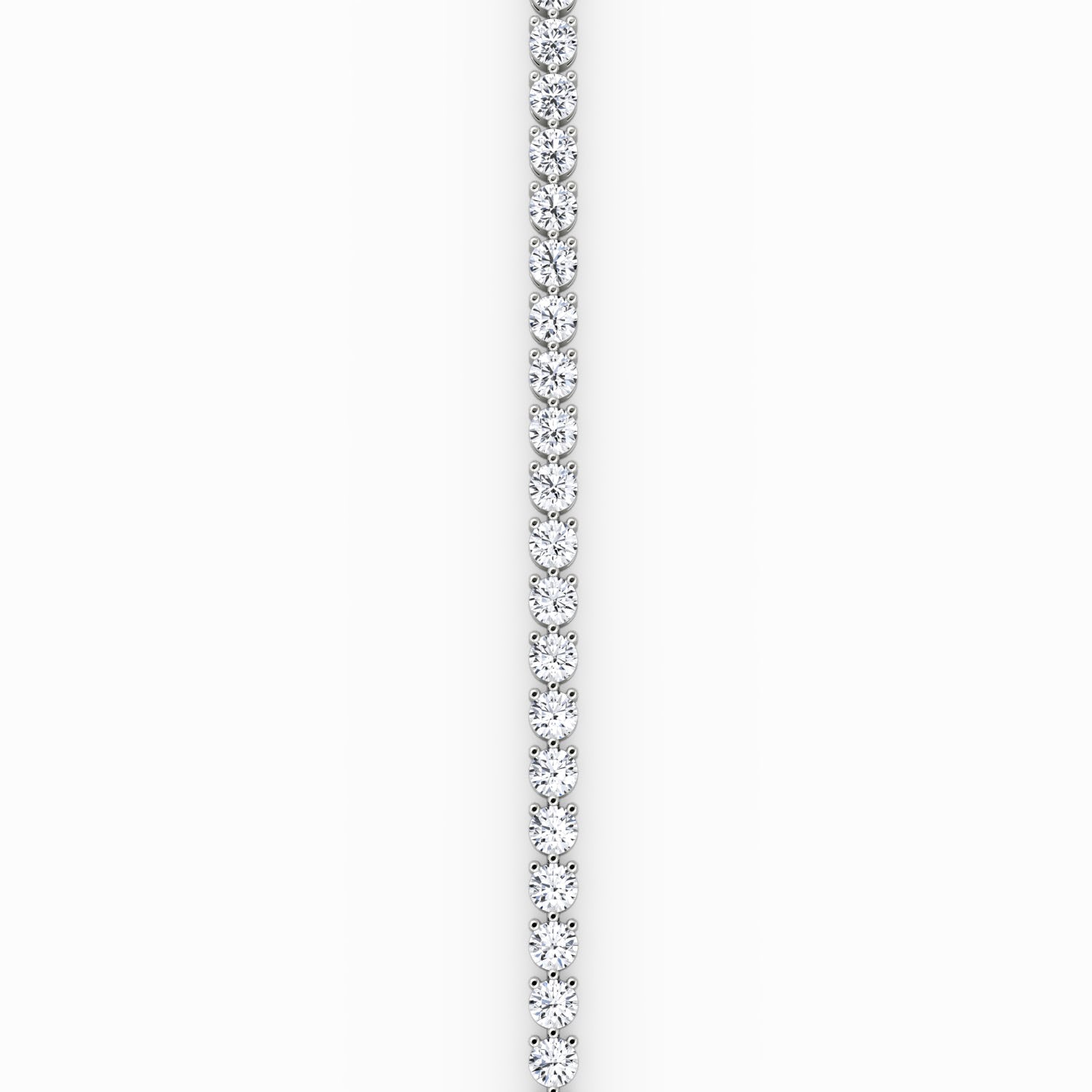 Bracelet de tennis linéaire en diamants de qualité supérieure cultivés en laboratoire, taille brillant