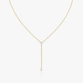 lab grown diamond necklace Two Stone Necklace