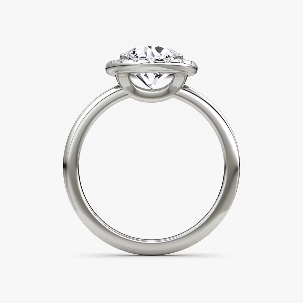 The Halo Round Brilliant Engagement Ring