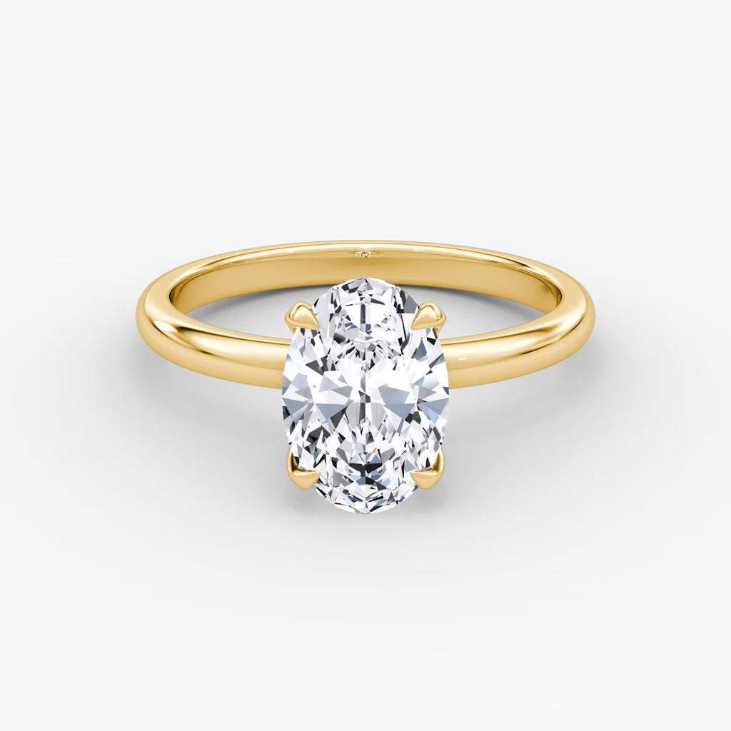 The Classic Oval Solitaire Engagement Ring
