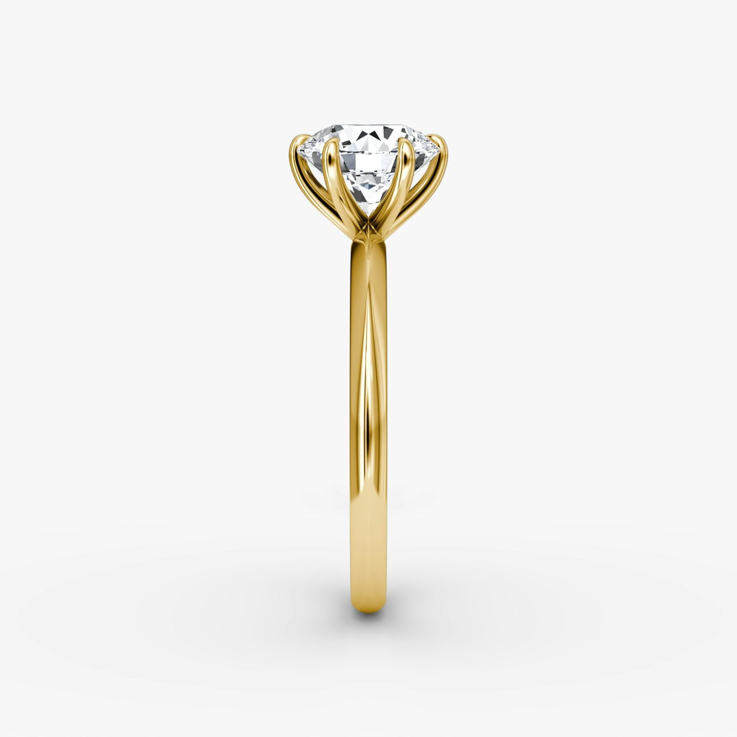 The Knife-Edge Round Brilliant Solitaire Engagement Ring