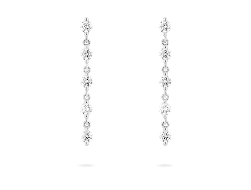 ELGA Superior Linked Long Drop Lab Grown Diamond Earrings